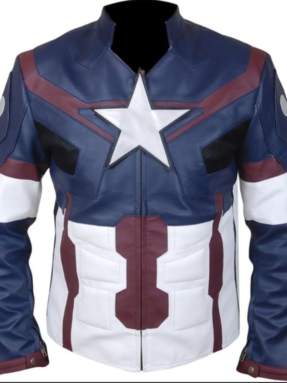 Captain America Civil War Costume Leather Jacket